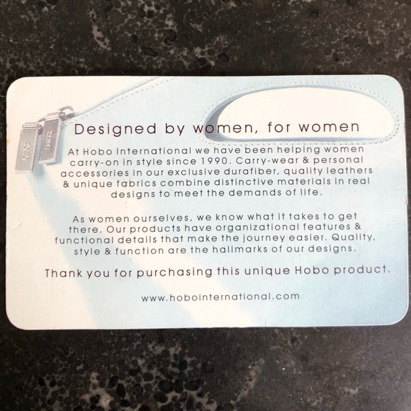 Leather HOBO bag with metal hardware & trim and peach fabric lining - EUC - Picture 15 of 16